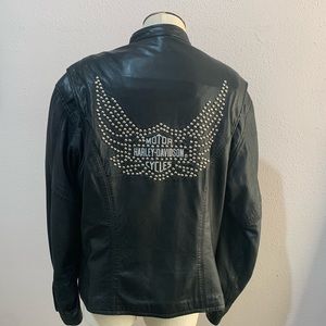 Harley Davidson Black Leather Jacket